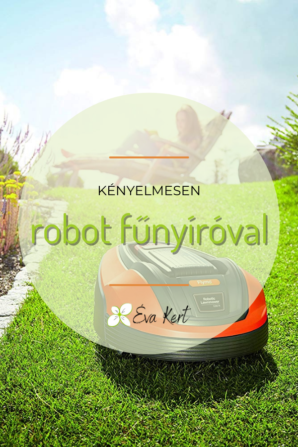 robotfűnyírós kert