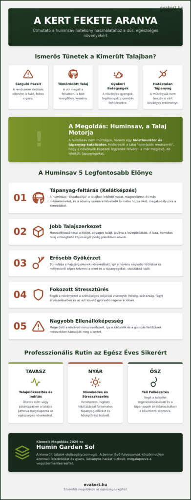 huminsav használata a kertben