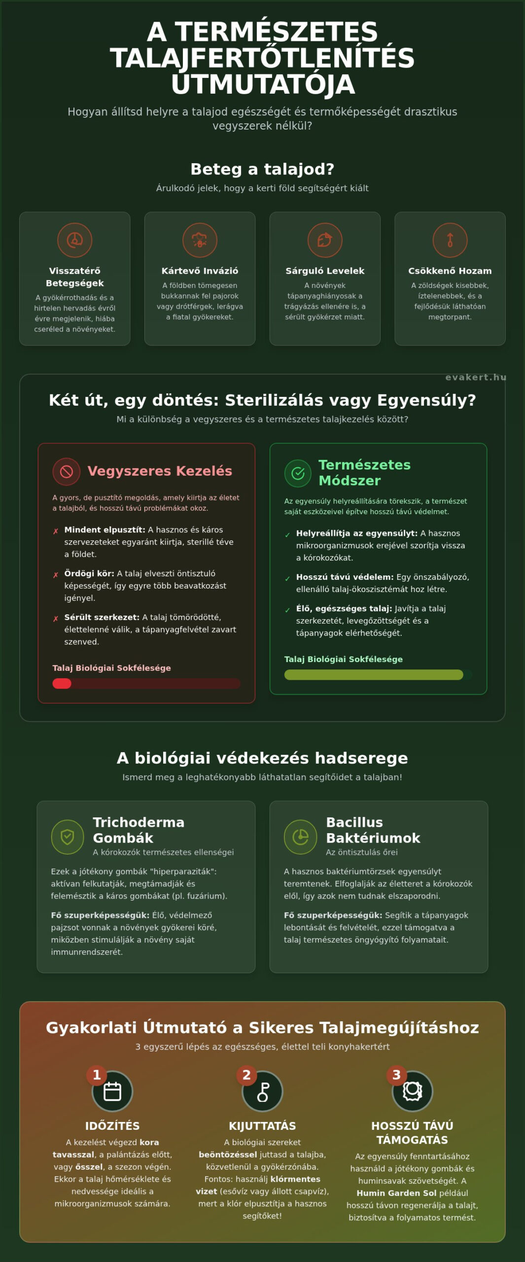 Természetes talajfertőtlenítés: Így tisztítsd meg a kerted vegyszerek nélkül
